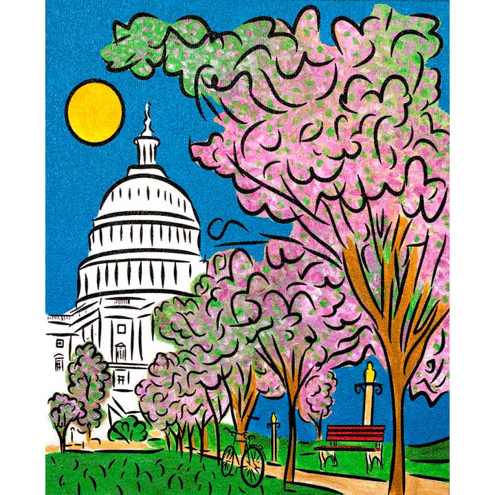 Capitol Spring Print for wholesale by JOELTRAYLOR (ART)