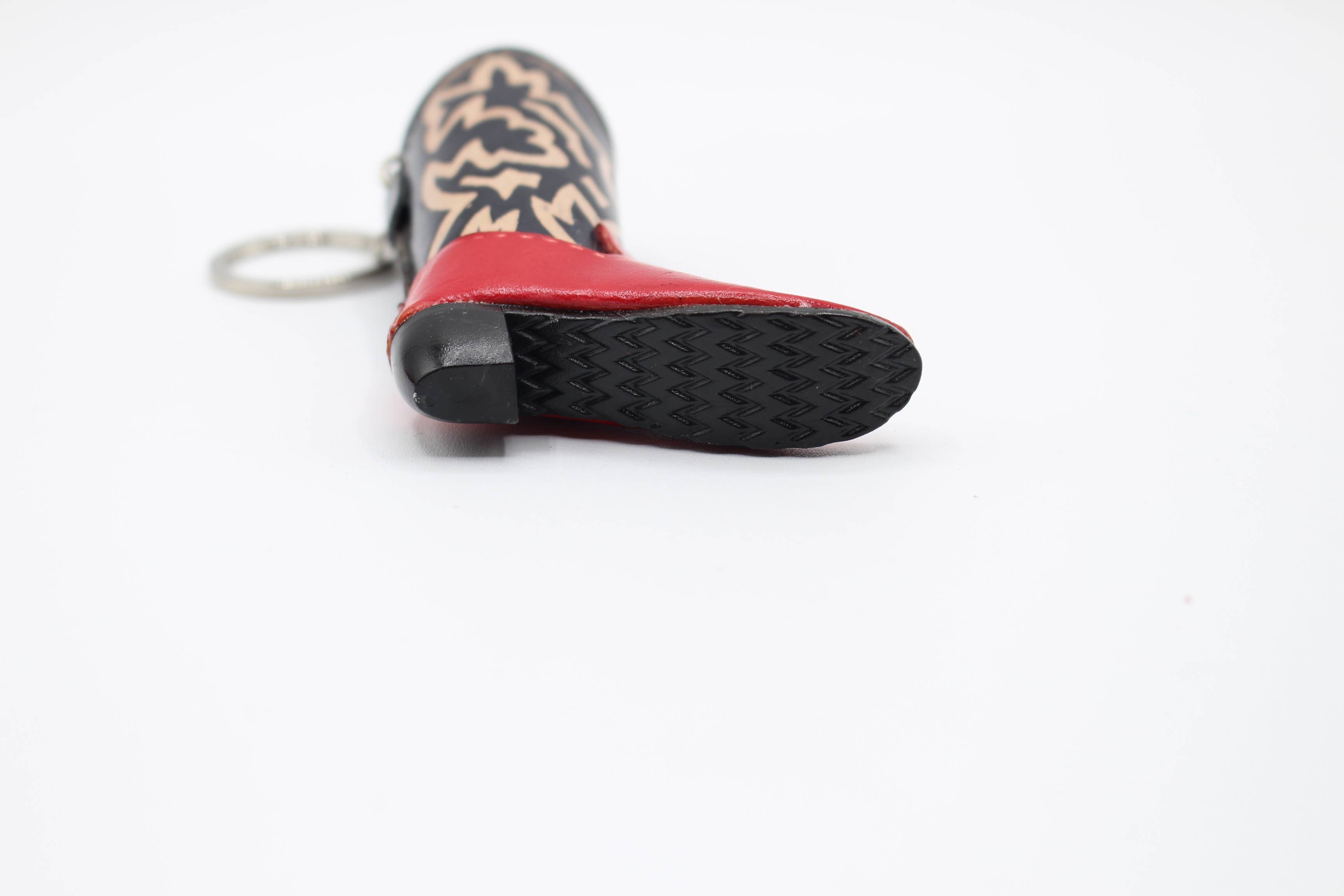 Sunflower Handmade leather inc - Wholesale Keychain - Women's - leather cowboy boots key chain bag charm2