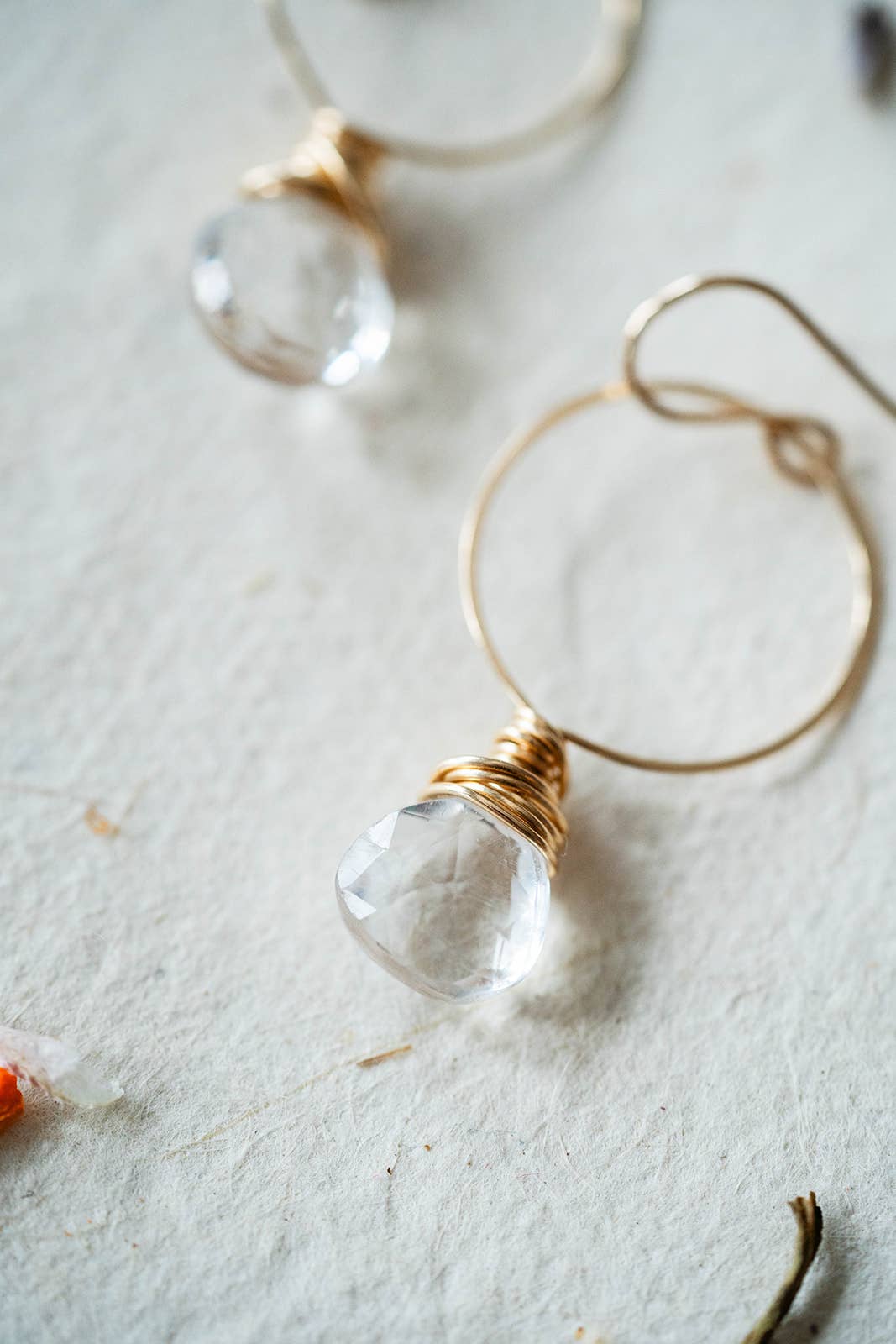 Bella Vita Jewelry - Wholesale Dangle Earrings - Pantone Earrings | Megan Hoop and Natural Stone Earrings15