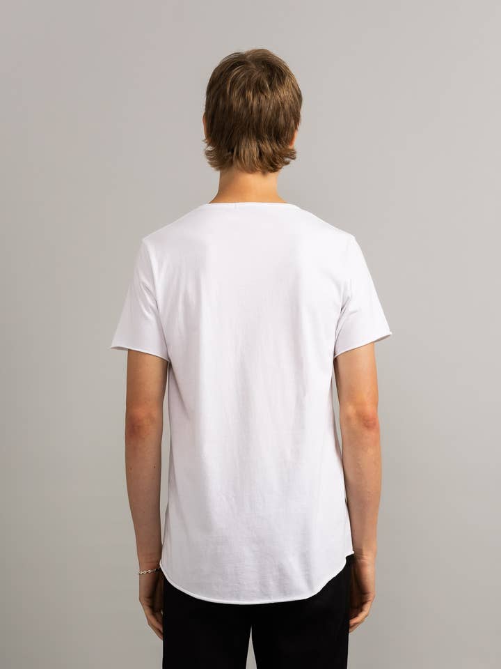 Original Raw T-Shirt White Smiley for wholesale on Faire2