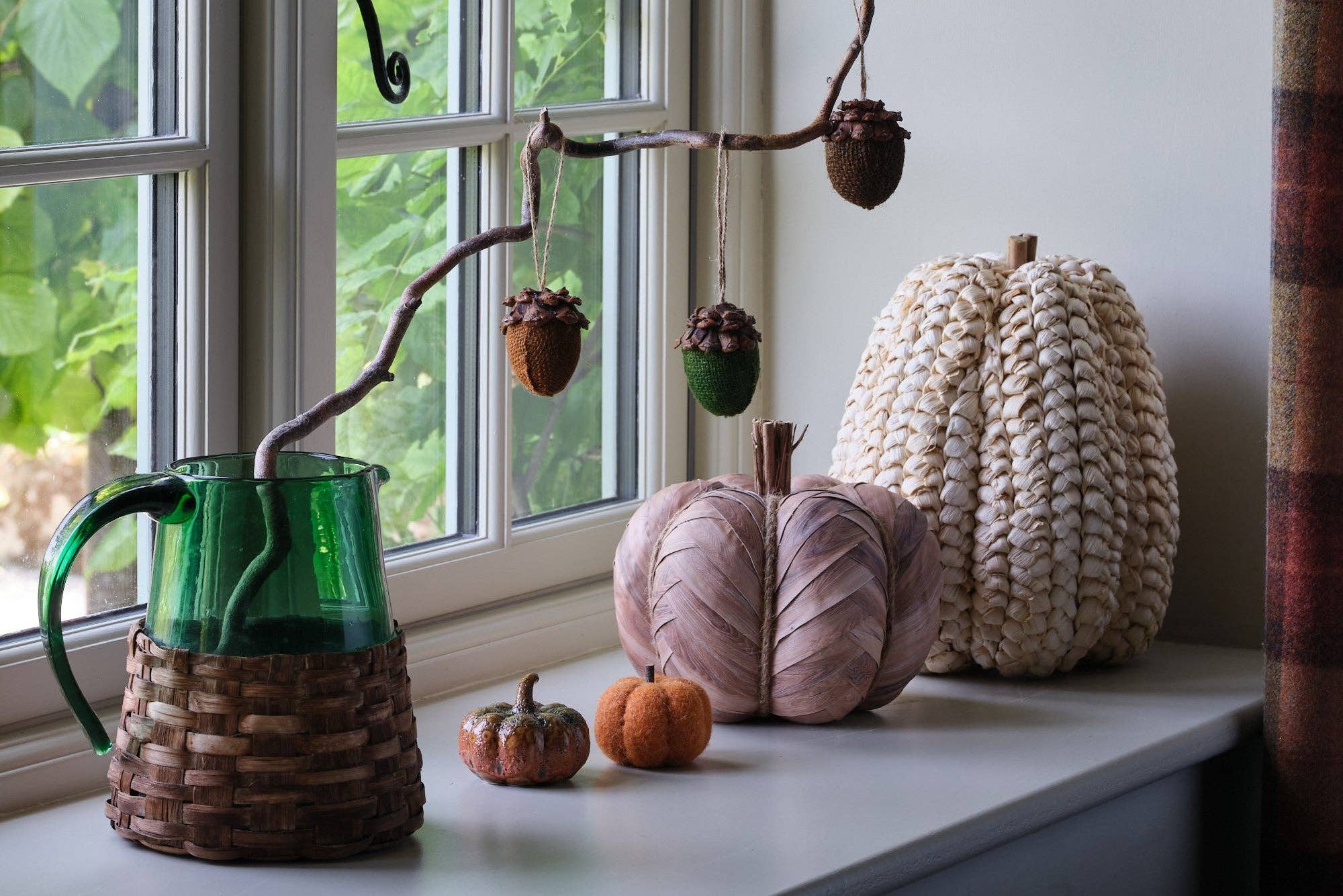 We Love Seasons Ltd - Vente Décorations de table - Grande citrouille en paille1