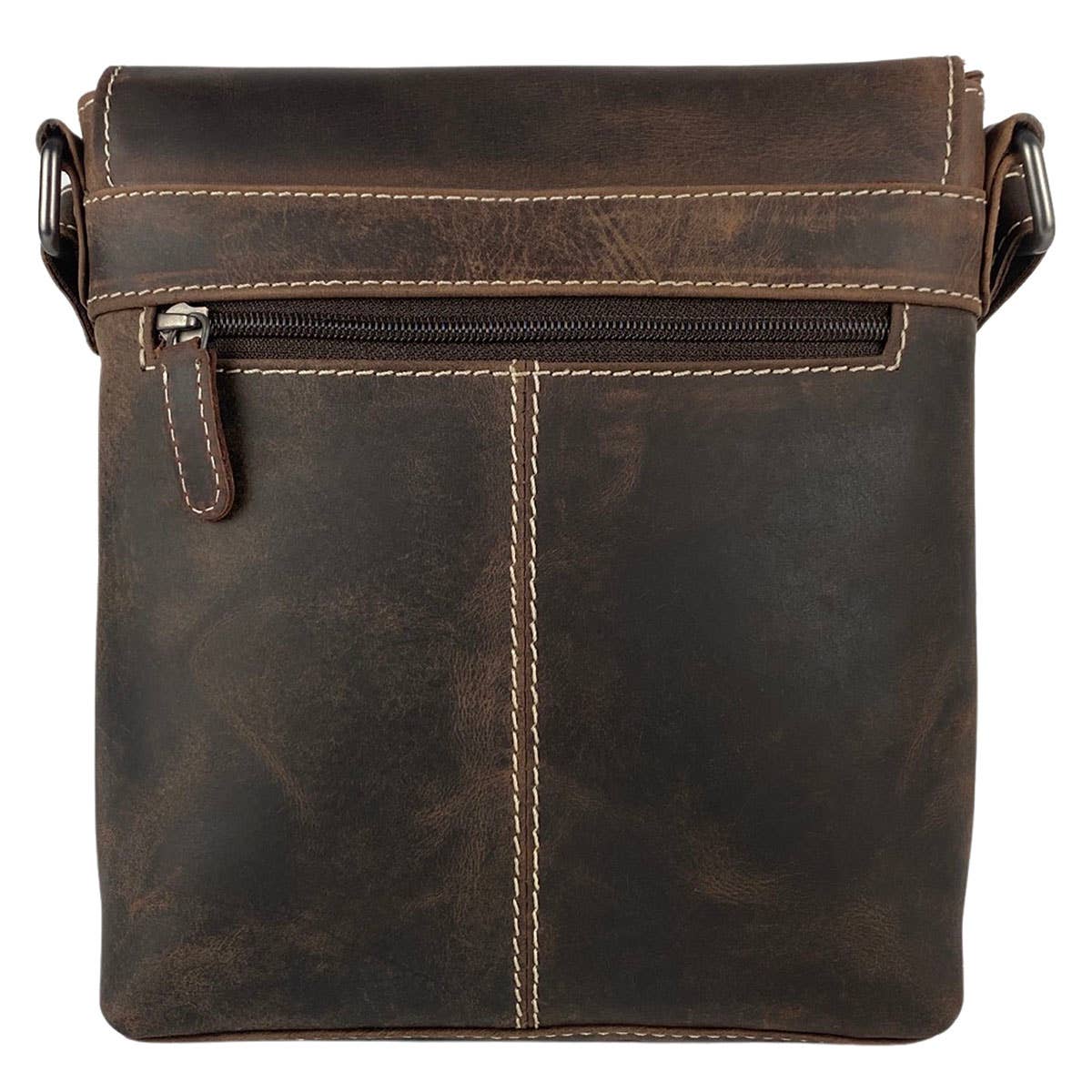 Arrigo – Großhandel Schultertasche – Unisex – Arrigo Umhängetasche mit Klappe aus Büffelleder – 3 Farben11