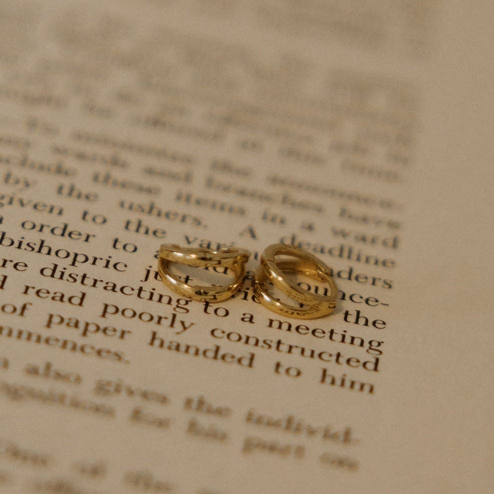 Mauve Jewelry Co. - Vendita all'ingrosso Orecchini a cerchio - Orecchini a cerchio doppi Sadie3