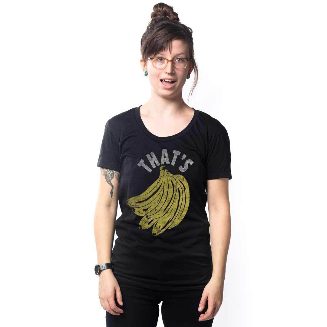 Solid Threads - Vendita all'ingrosso Maglietta serigrafata - Donna - T-shirt da donna con banane1