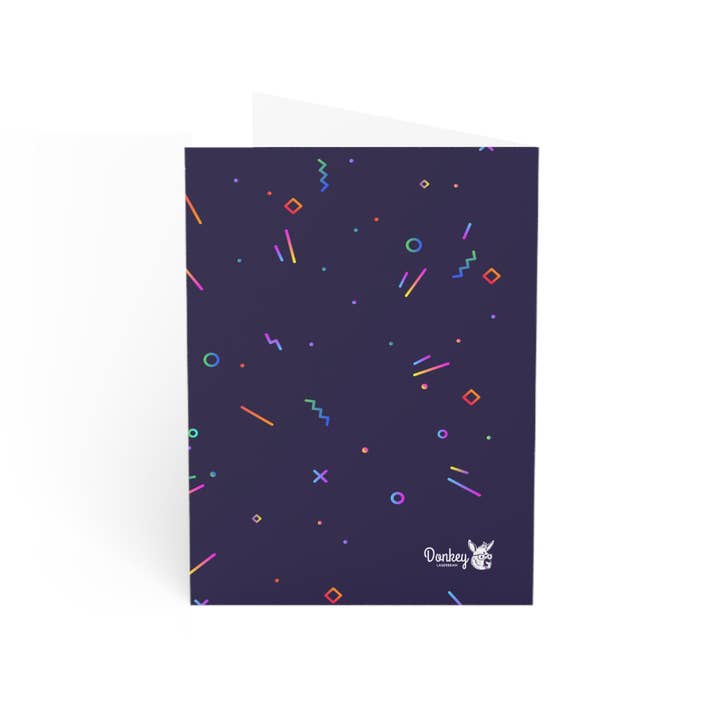 Bedankt (Neon Fireworks) - Wenskaart voor wholesale door Donkey Laserbeam