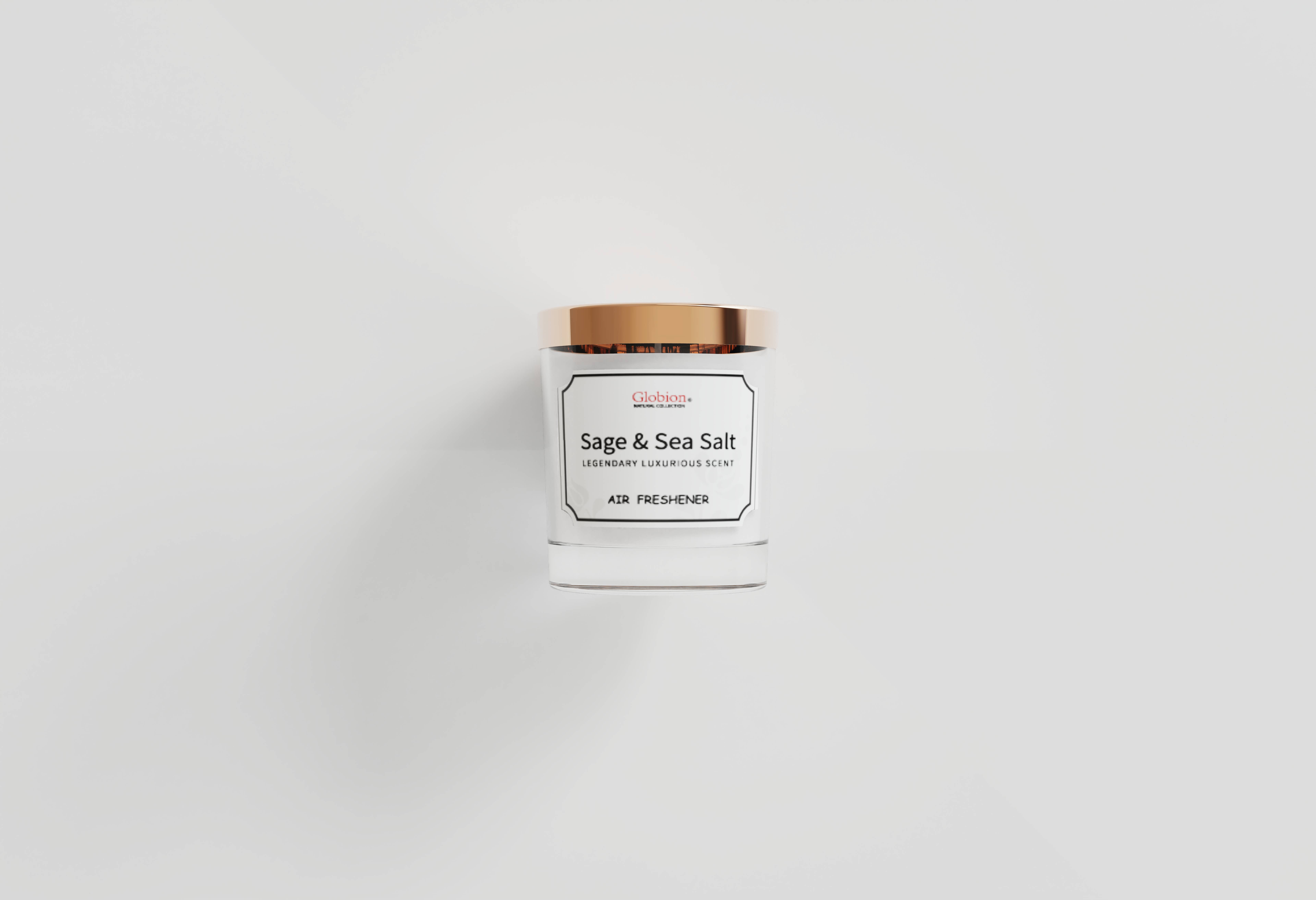 Globion - Wholesale Travel Candles - Globion natural scented candle - Sage & Sea salt11