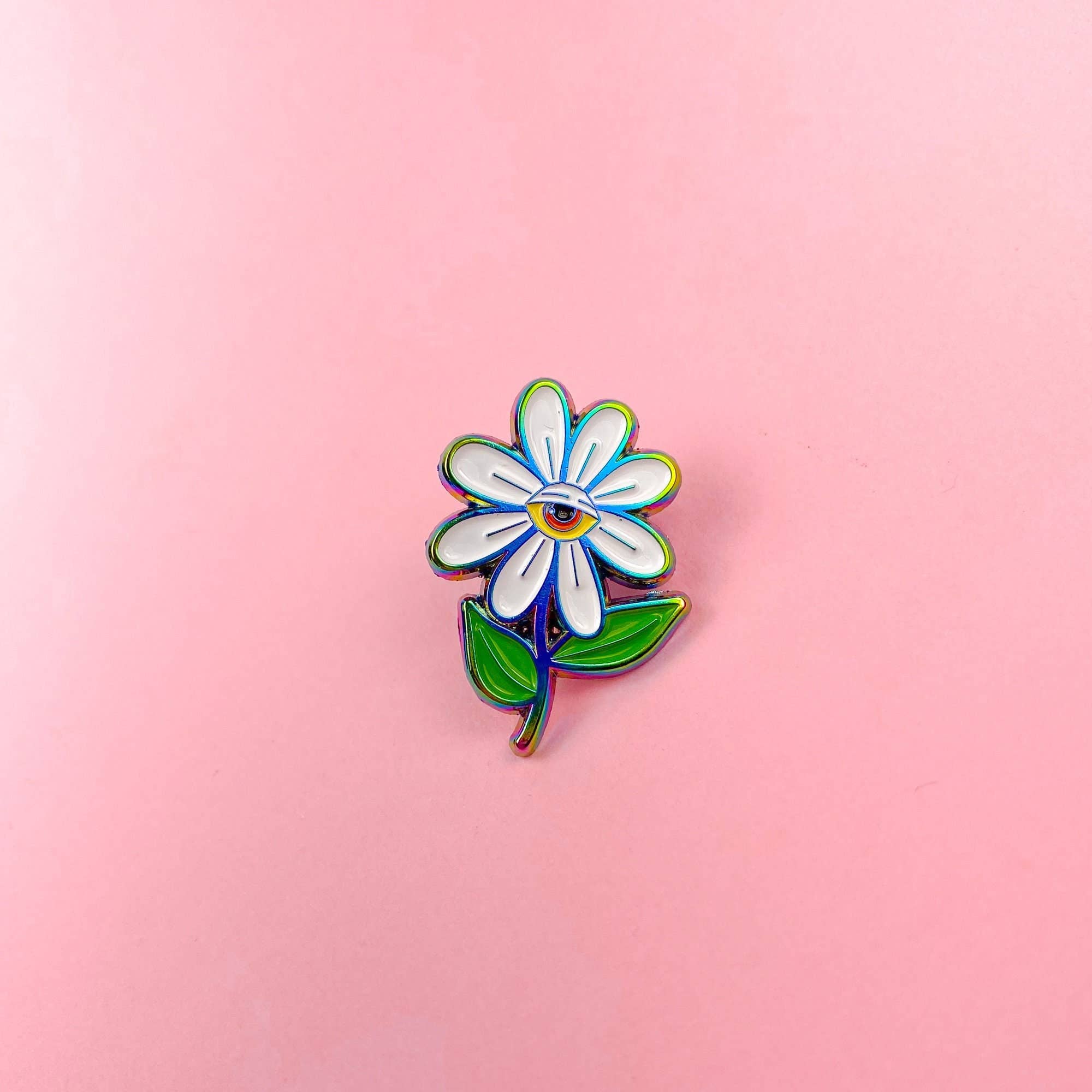 Chelzart - Venta al por mayor Botón/prendedor - Alfiler esmaltado Daisy | Ideas de regalo para margaritas | Accesorios Daisy1