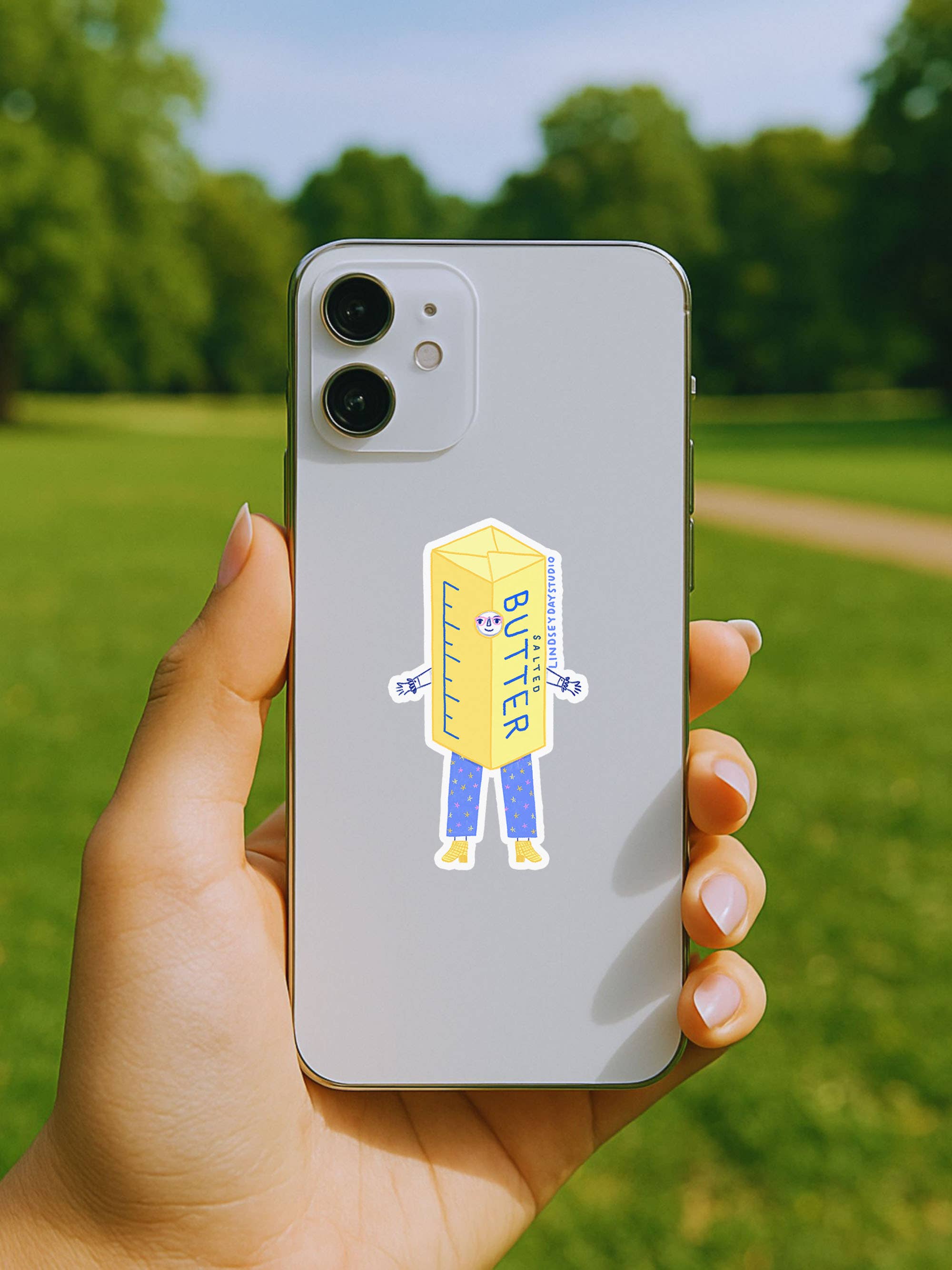 Lindsey Day Studio - Wholesale Sticker - Butter Barb Sticker, Funny Sticker, Food Sticker6