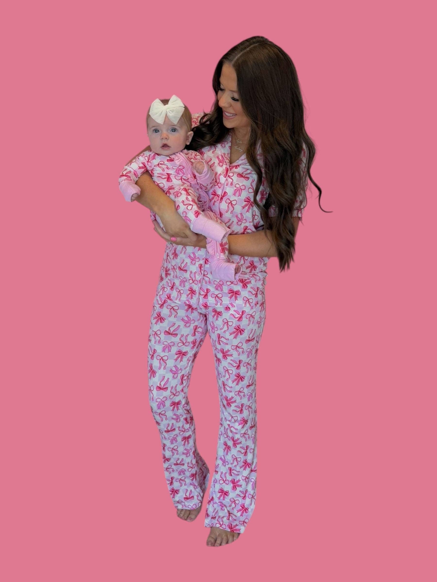 Dream Big Little Co. - Wholesale Jumpsuit - Baby - BOW CHECKERED CHARM DREAM RUFFLE ROMPER14