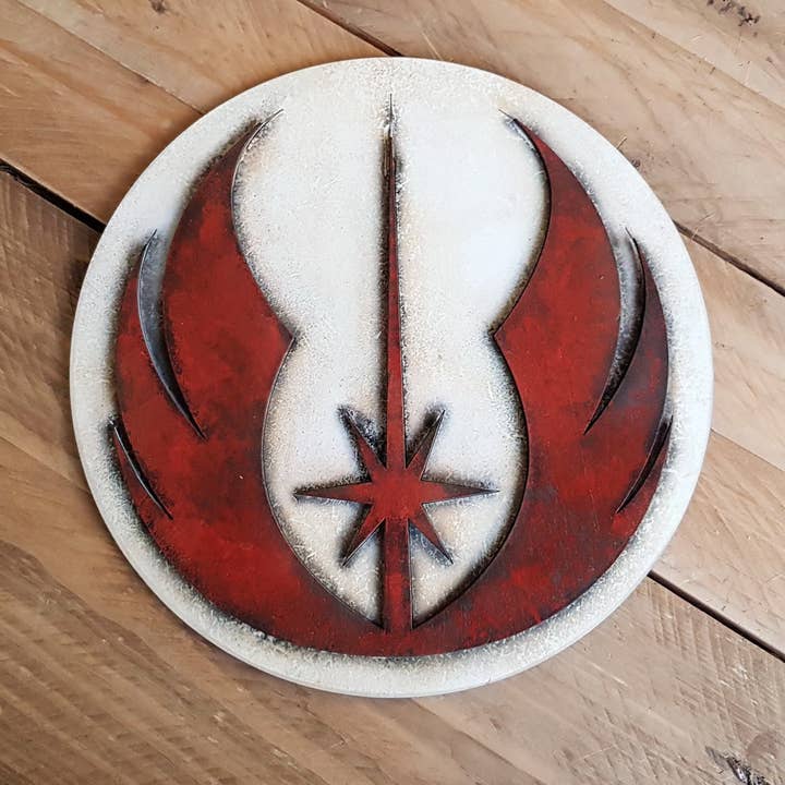 STAR WARS JEDI Order logo. Wood Sign. for wholesale by Outcast Props