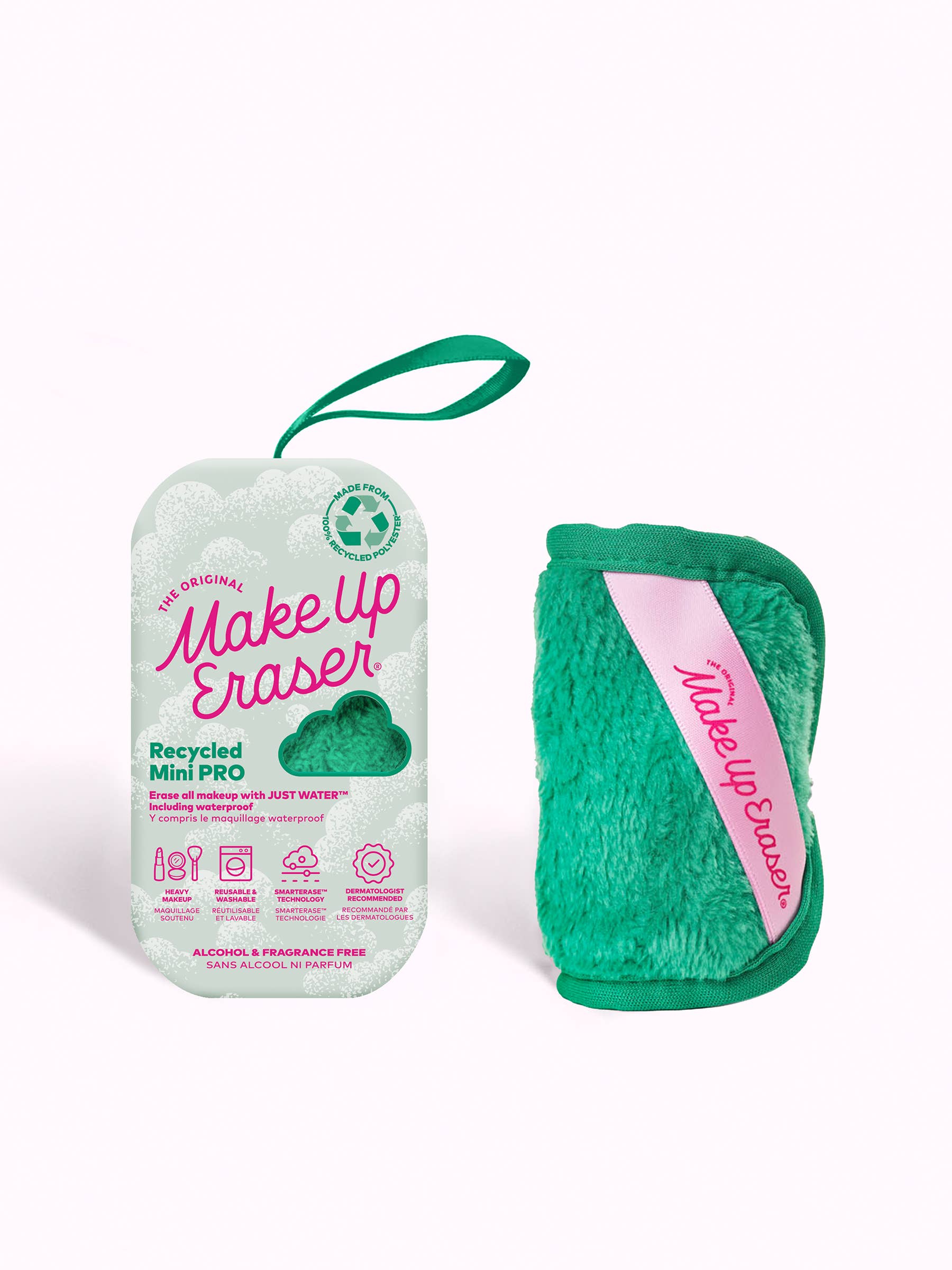 The Original MakeUp Eraser - Wholesale Makeup Remover - GREEN MINI PRO | 100% Recycled MakeUp Eraser
