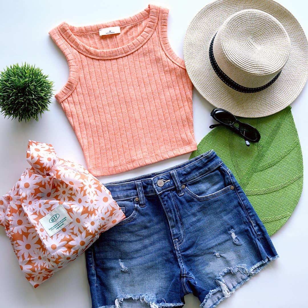 42POPS - Wholesale Tank Top - Women's - `.Ribbed Sleeveless Crop Tank Top21