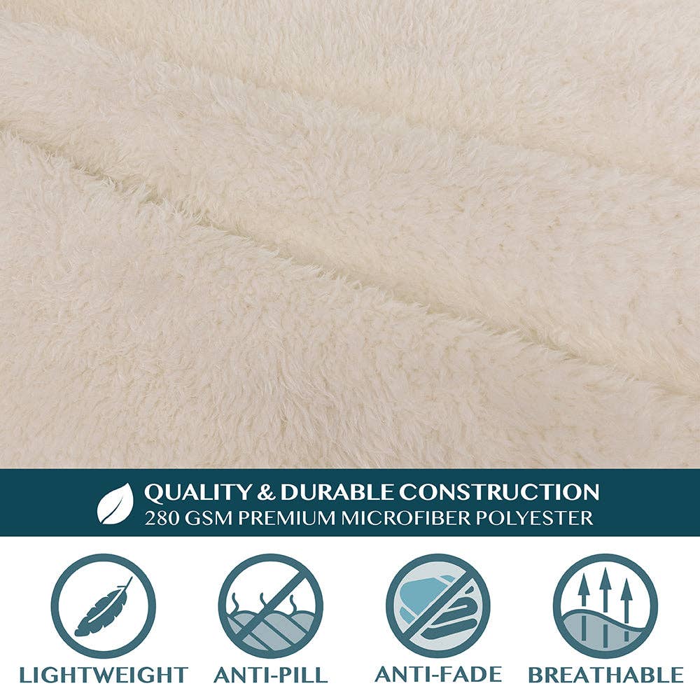Pavilia - Wholesale Throw Blanket - Sherpa Fluffy Blanket with Sleeves26
