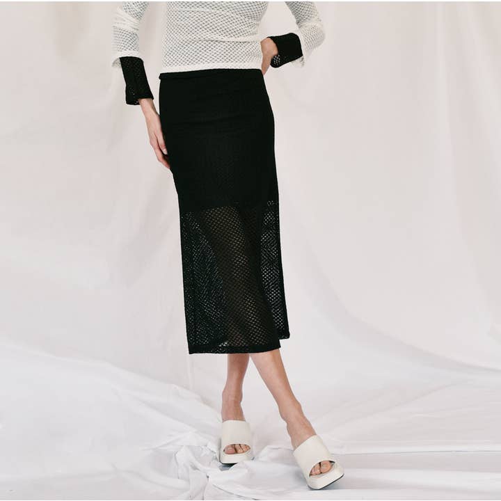 Parisienne et alors – wholesale Skirt – Women’s – BOUCRY mesh skirt3