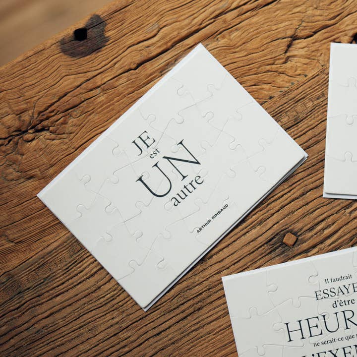 Les Jolies Planches - Wholesale Postcard - Postcard Puzzle - I Is Another - Arthur Rimbaud