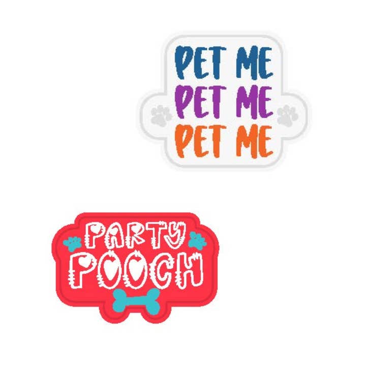 Wag Around Town - Wholesale Pet Bandana - Dog - Wag-Witty Dog Bandana Charms!-Pet Me/ Party Pooch0