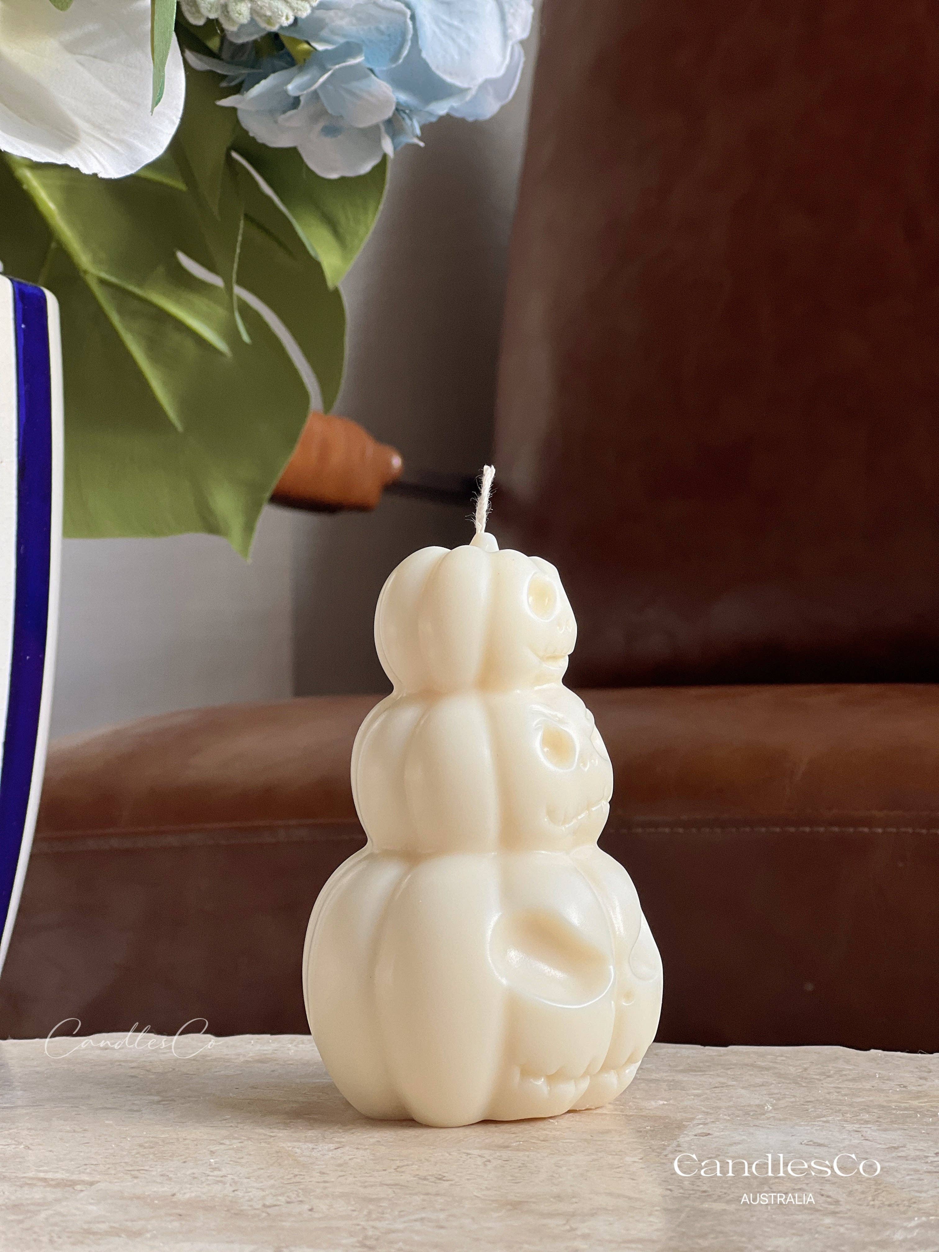 CandlesCo Australia - Wholesale Novelty candle - Stacked Pumpkins Soy Wax Candle3