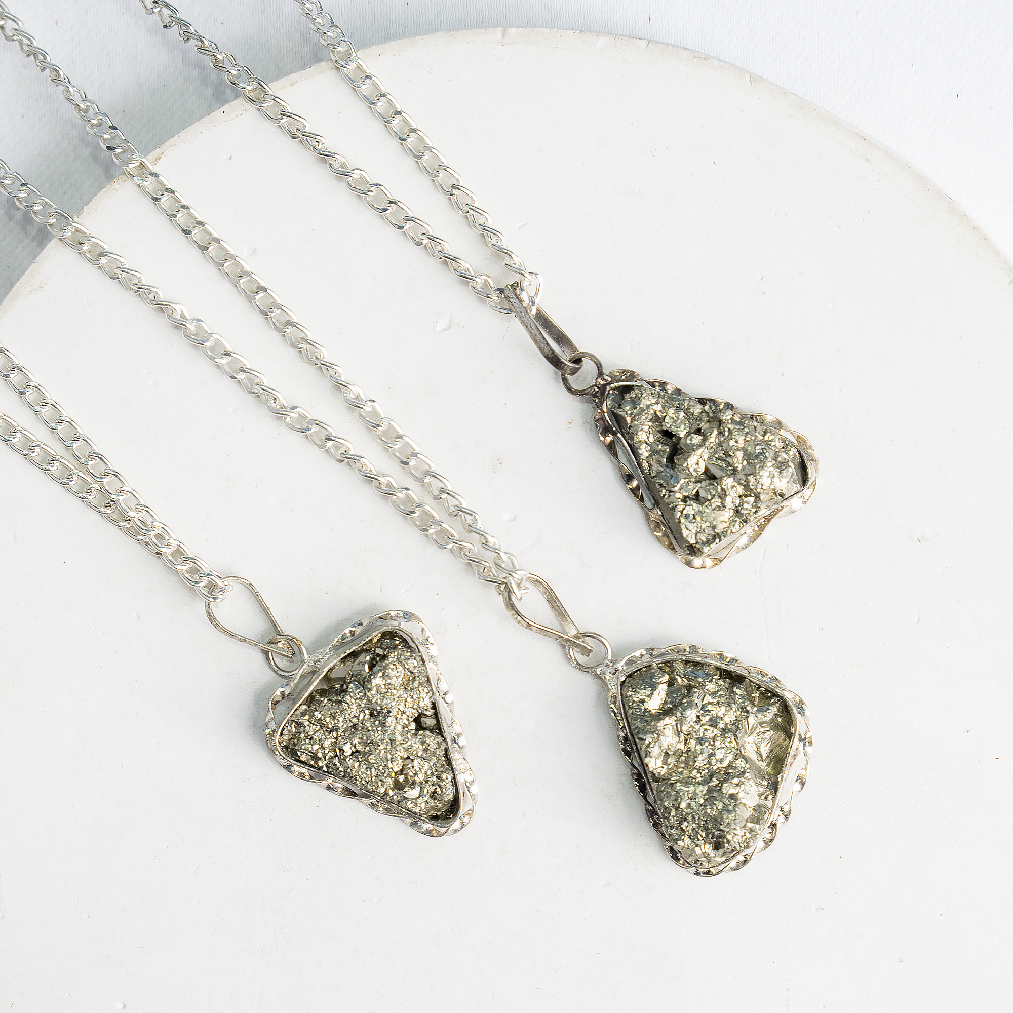 Soothing Crystals - Wholesale Pendant/Charm Necklace - Crystal Pendant | Pyrite Pendant | Wealth & Protection11