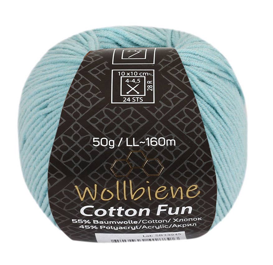 Wollbiene - Wholesale Yarn - Cotton Fun all-season wool 50g knitting wool cotton mix17