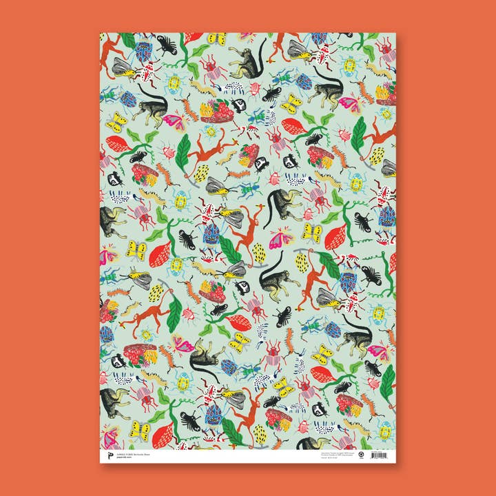 Paperole - Vente Feuille de papier cadeau - JUNGLE – Papier cadeau