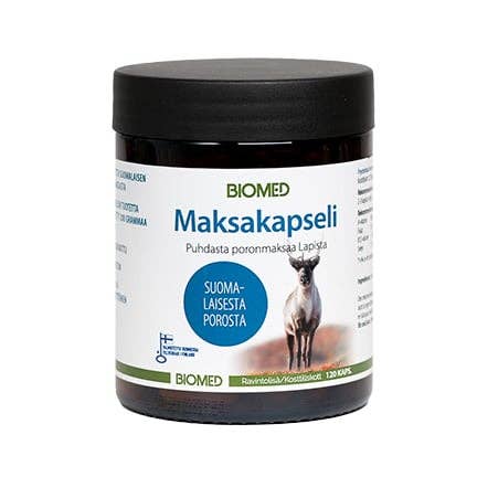 Capsule in polvere di fegato di renna Wildcrafted per la vendita all'ingrosso da parte di Biomed