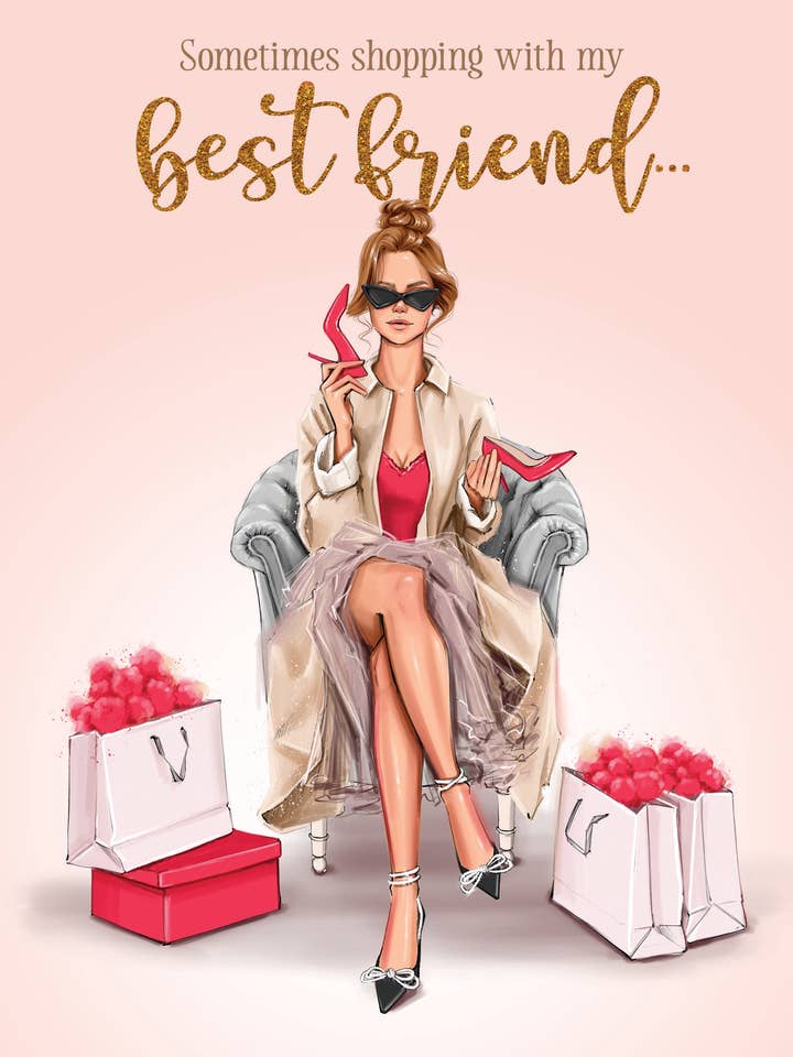 FR/Shopping Best Friend pour la vente par Greeting Cards by Norcard