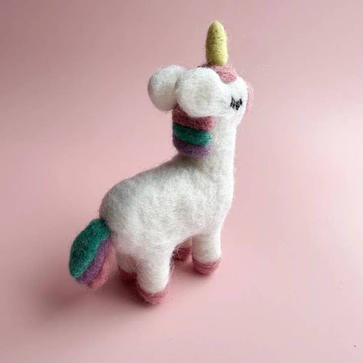 Sewing Seeds Play - Wholesale Decorative Tabletop Object - One Felt Unicorn2