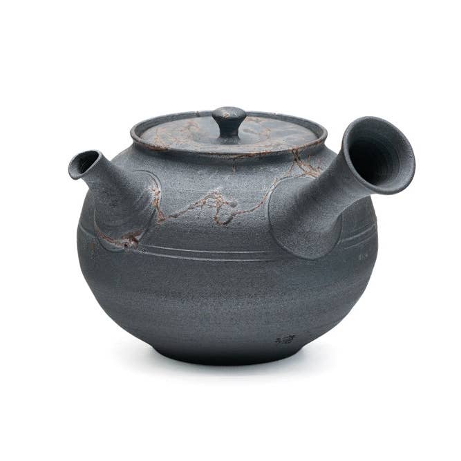 Tezumi - Vente Théière - Kyusu japonais - 藤田徳太 Fujita Tokuta - Théière Mogake Tokoname grise - 300 ml2