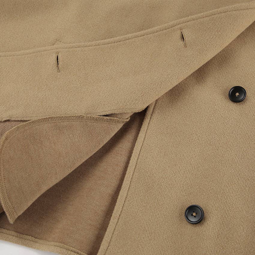 Marayn – wholesale Cardigan – Women’s – Autumn Chic Brown Wool Batwing Cardigan10