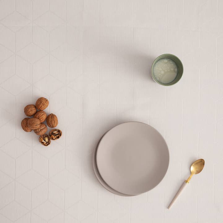 GAMUSI - Vendita all'ingrosso Tovaglie - Tovaglia impermeabile in cotone jacquard geometric LINE15