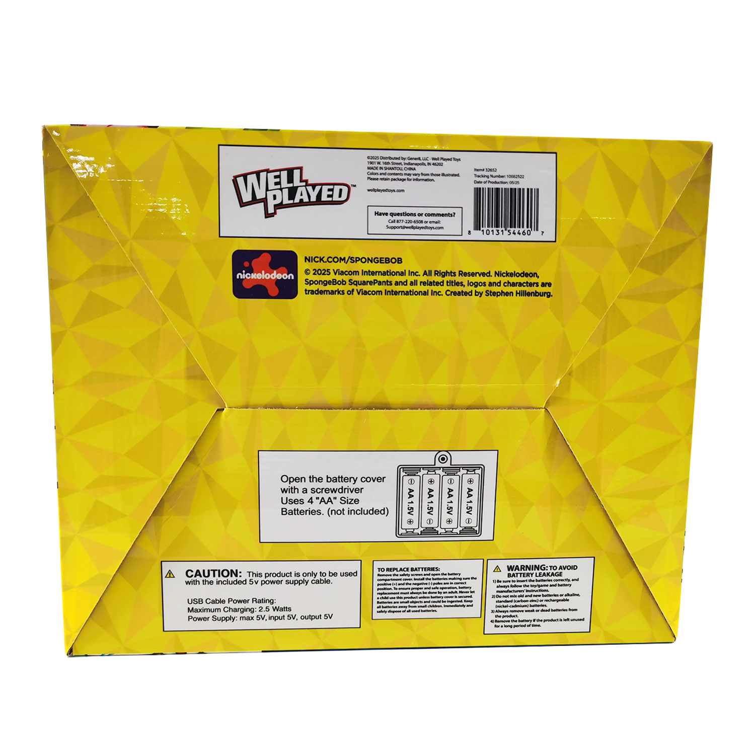 Well Played - Wholesale Classic Toy - Kids - SpongeBob SquarePants Skill Crane6