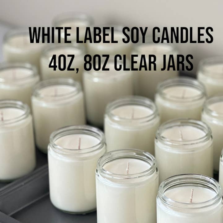 Magnolia Candle Company - Wholesale Jar/Filled Candle - White Label Soy Candles - Brandless Candles, Private Labels