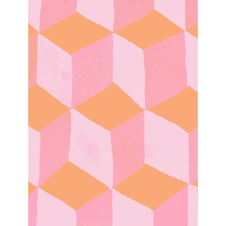 Geo Chroma III A6 notecard for wholesale by heraldblack