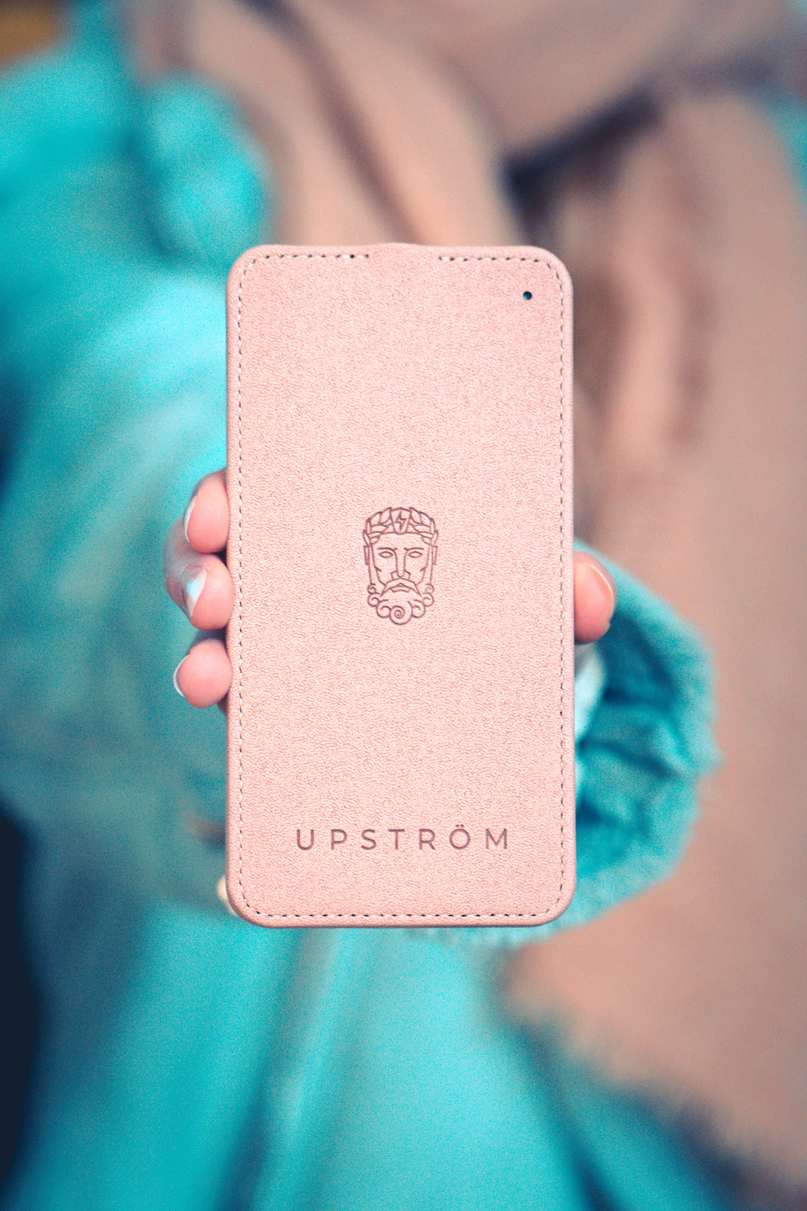 UPSTRÖM - Wholesale Charging Dock - UPSTRÖM Wireless Charger - LÄDER (Pink)5