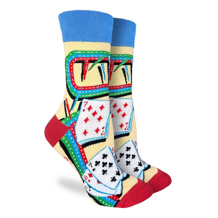 Women's Cribbage Socks for wholesale by Good Luck Sock
