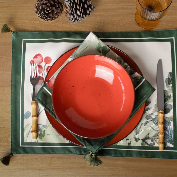 Kirsebær dækkeservietter for engroshandel hos OSLÉ HOME DECOR