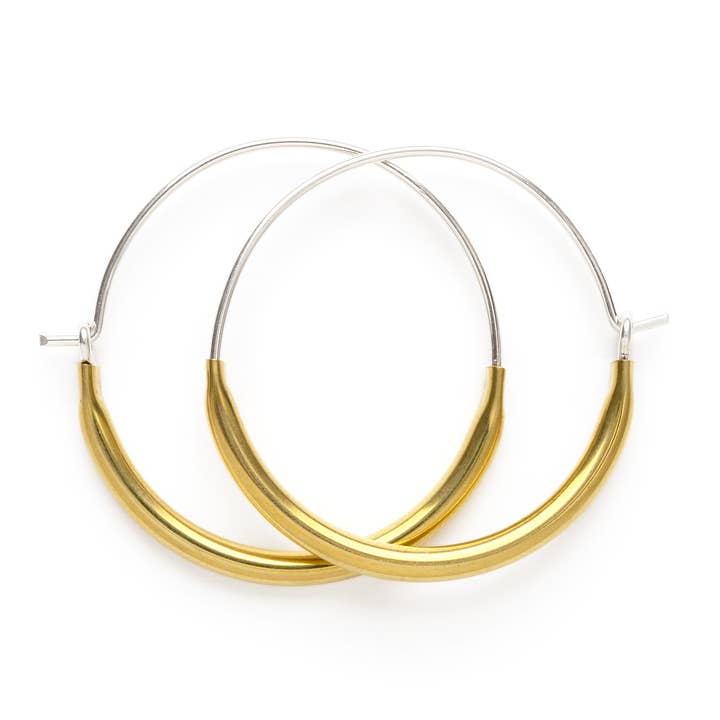 Tube Hoops- Mässing - Liten för wholesale av Mind's Eye Design