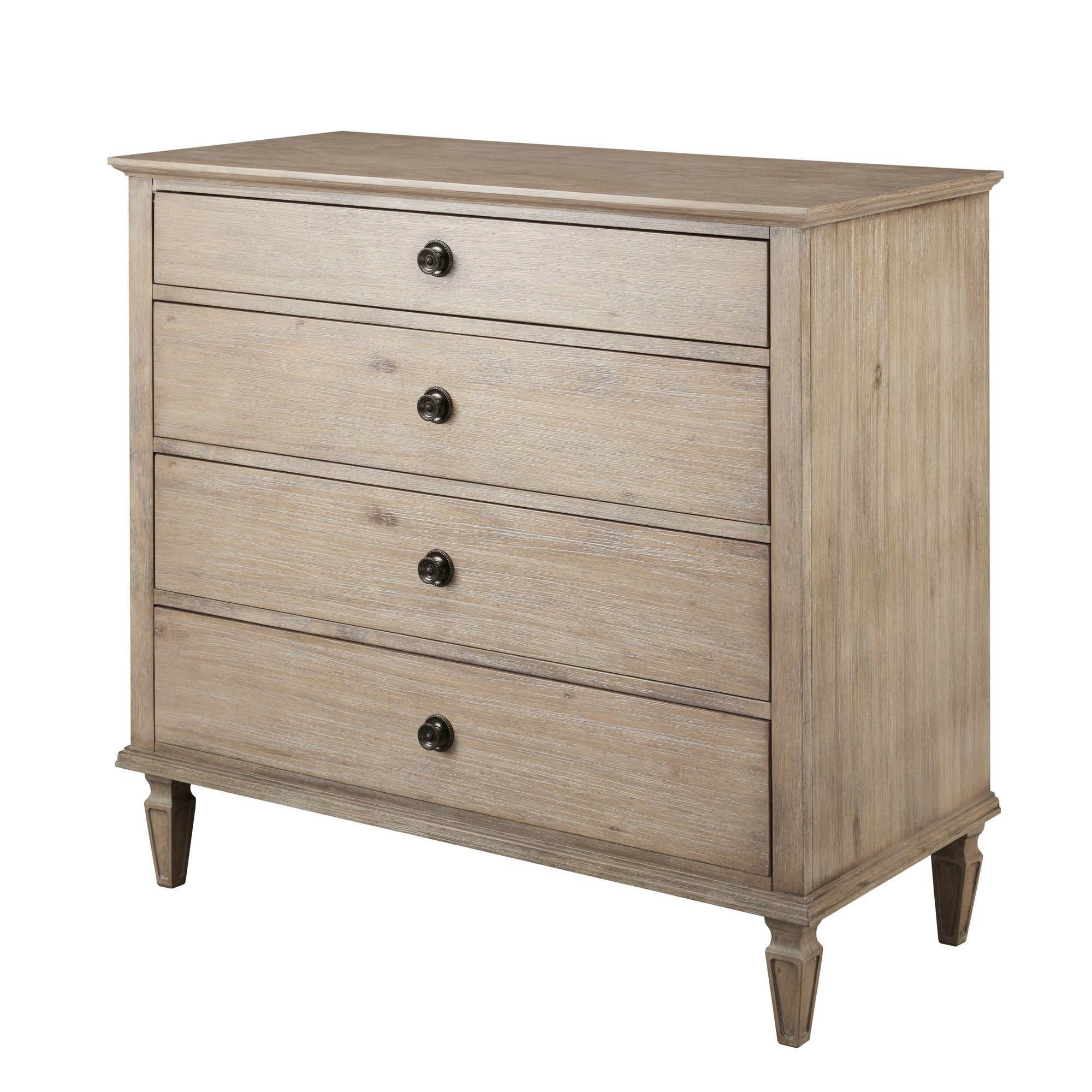 Olliix - Wholesale Cabinet - European Country Style Farmhouse 4-Drawer Dresser *3