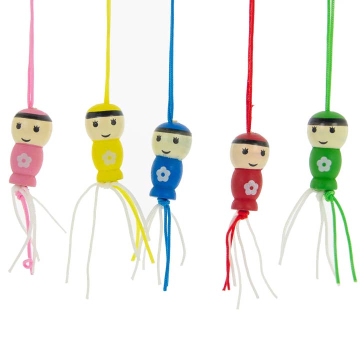 Ciondolo Portafortuna Bambola > 25x12mm | 50 pezzi per la vendita all'ingrosso da parte di kadopapier.net