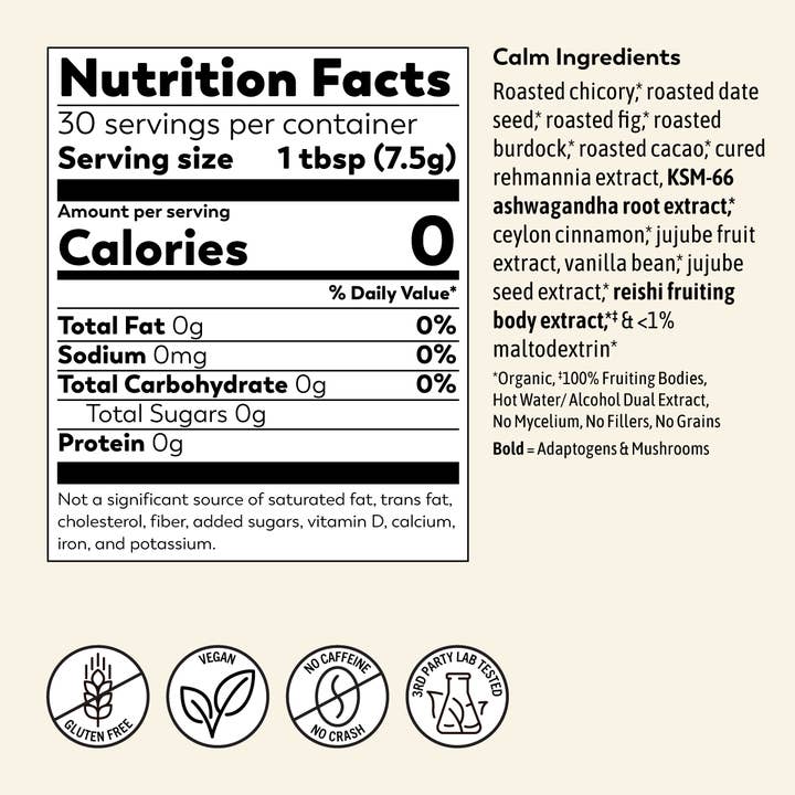 Rasa - #1 in Functional Adaptogens - Wholesale Powdered Health Drink - Rasa Calm | Sleep Tonic | 1 oz6