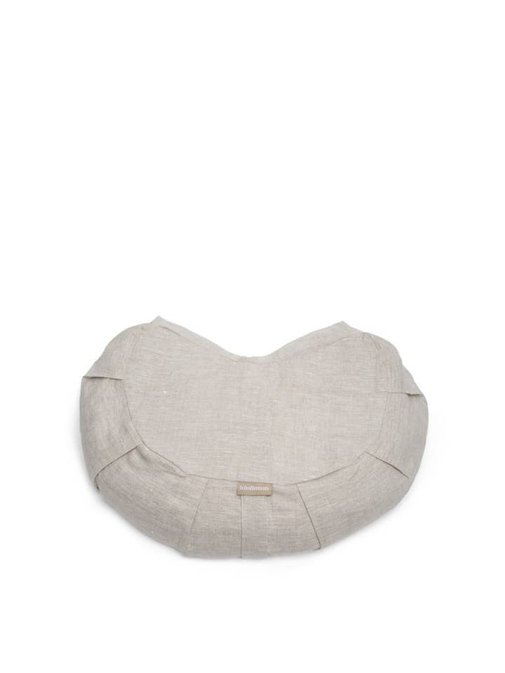 linen crescent meditation cushion cover for wholesale by b, halfmoon