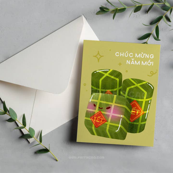 Vietnamese New Year Card for wholesale by Caoculator