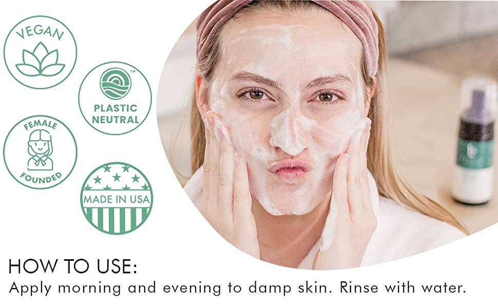 Beauty By Earth - Vente Nettoyants pour le visage - Nettoyant moussant pour le visage 4,2 oz2