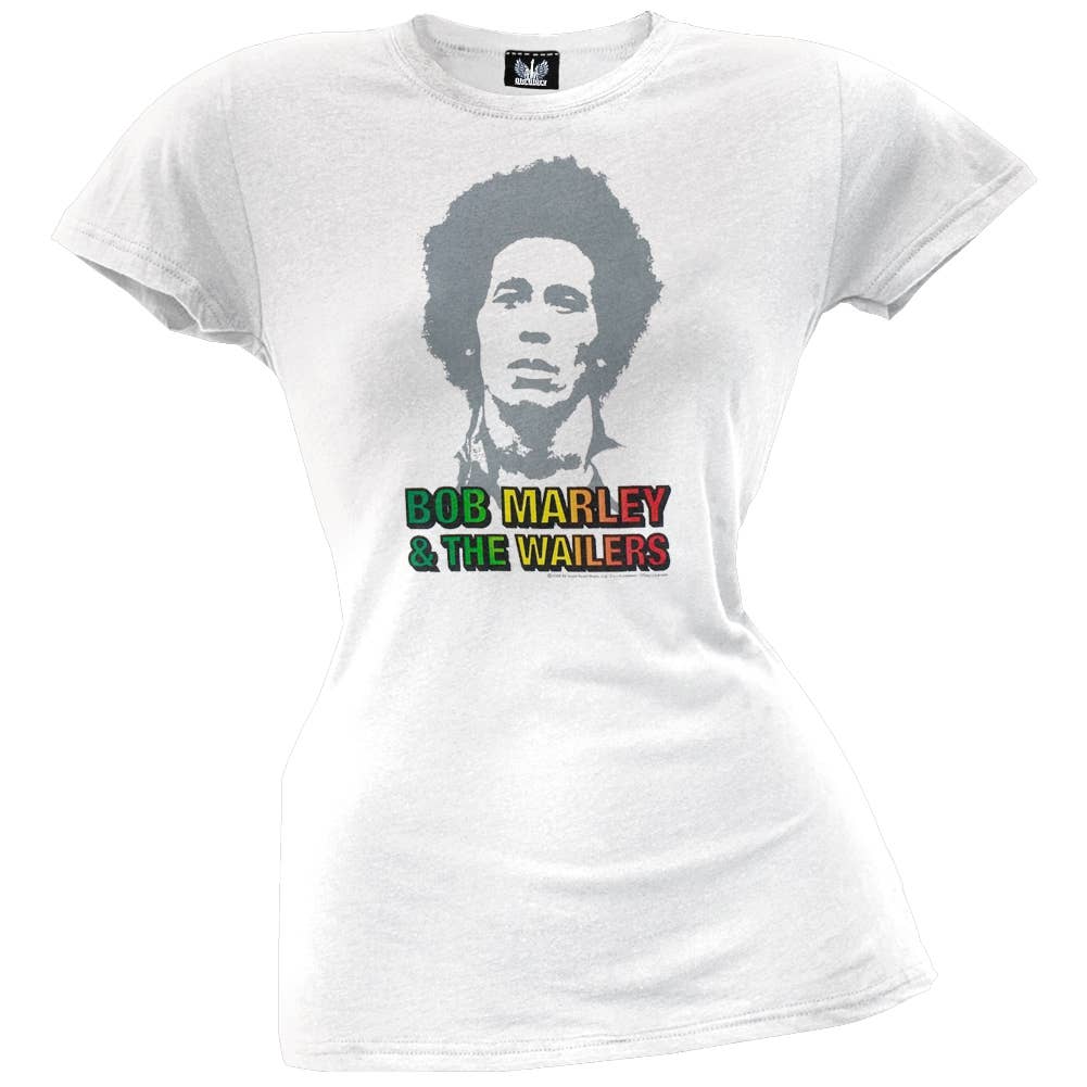 Official Store - Vente T-shirt sérigraphié – femme - Bob Marley - T-shirt Juniors Femme Wailers0