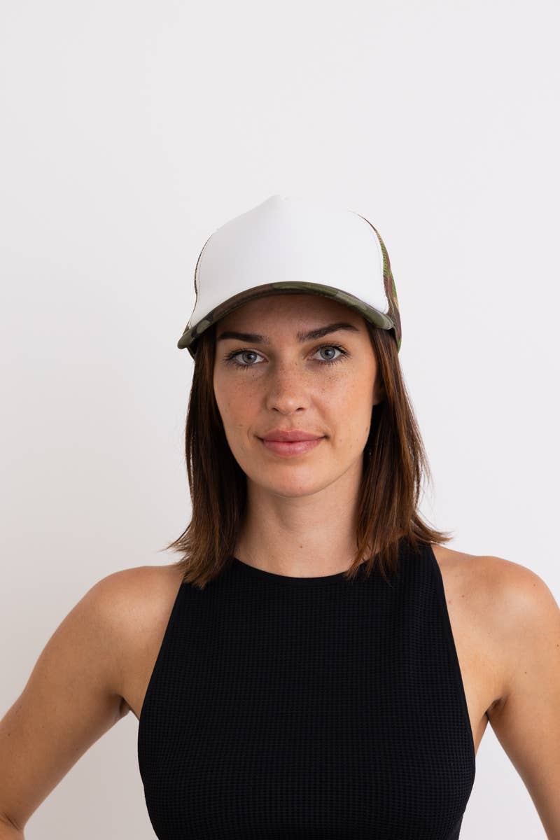 Leto Accessories - Wholesale Trucker Hat - Women's - 🪖 Ultimate Camouflage Mesh Back Trucker Hat1