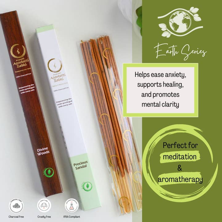Auxilium Curations, LLC - Wholesale Incense - Divine Woods Element Balancing Incense sticks - 120 sticksÂ