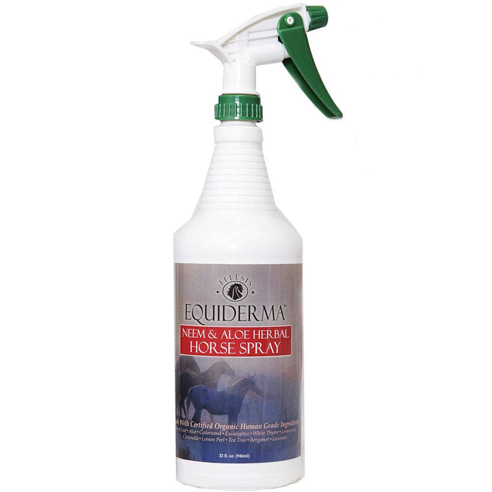 Intrepid International - Wholesale Insect Repellent - Equiderma Neem and Aloe Horse Fly Spray 32 oz0