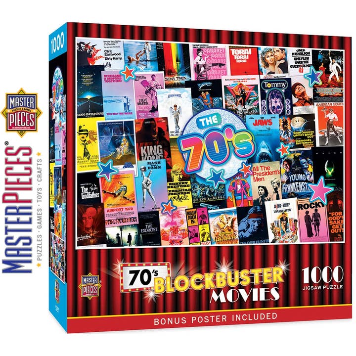 Hobby-lines – wholesale Puzzle – Adult – Blockbuster Movies - 70's 1000pc Puzzle | MSP-72202