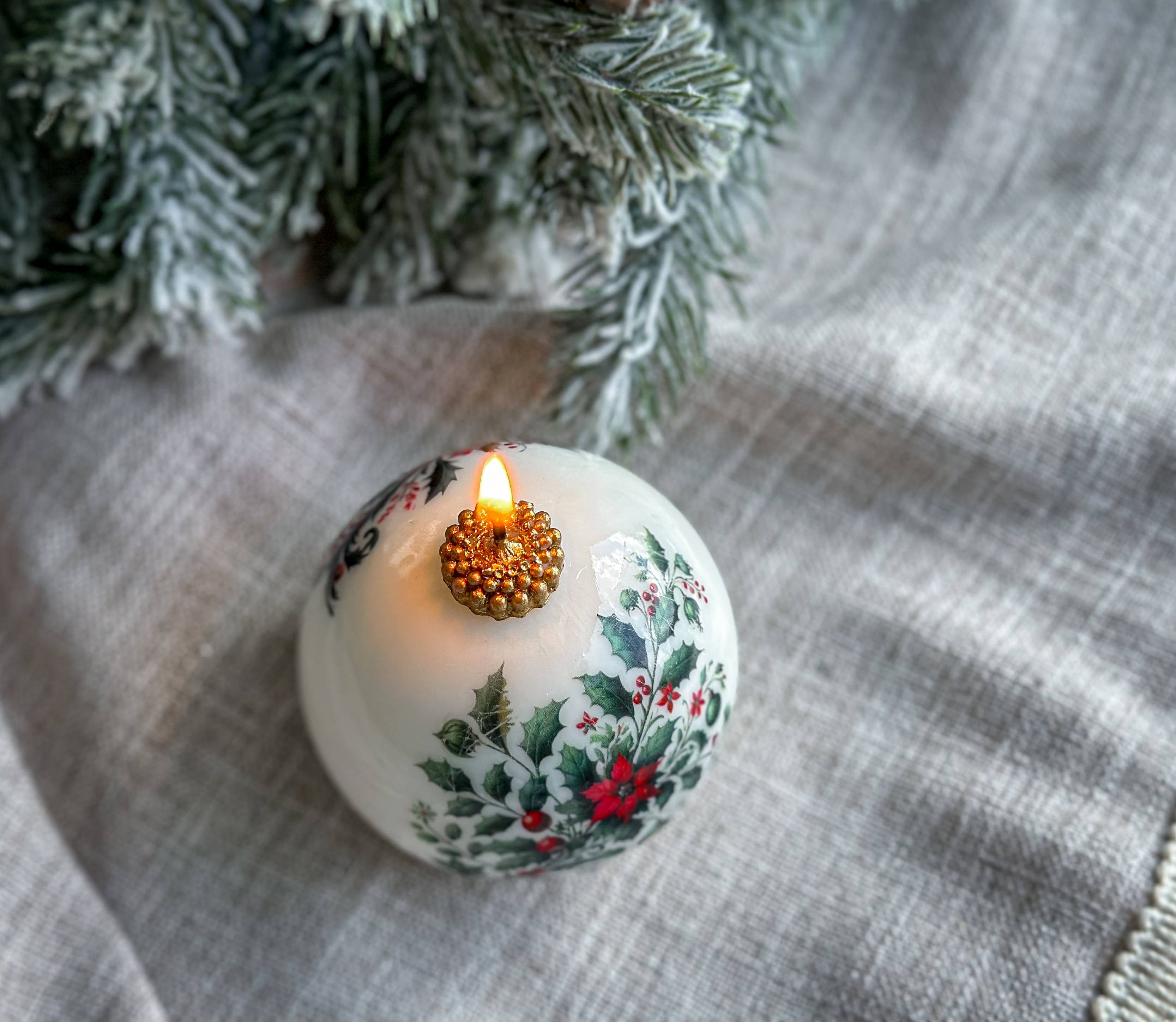 VR.candle - Wholesale Novelty Candle - Holiday decor candle | Christmas candle vintage style 4