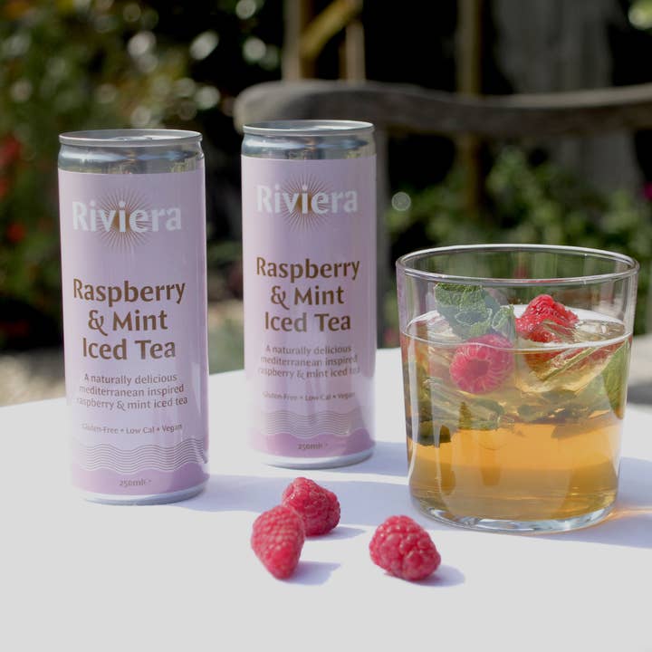 Riviera Iced Tea - Wholesale Iced Tea - Raspberry and Mint Iced Tea